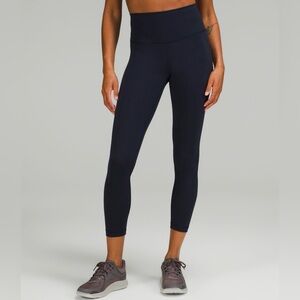 lululemon athletica Wunder Train Navy Blue Leggings